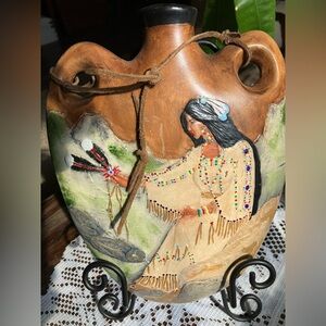 Handcrafted Native Art Vase
